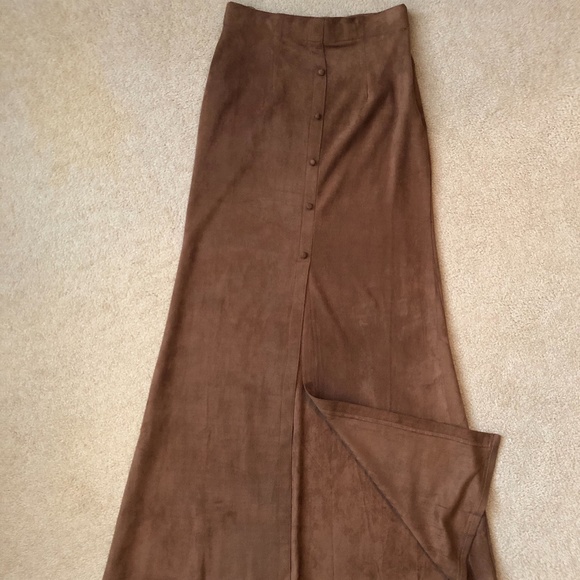 NWT Fornia Long Skirt with Full Length Button Up - Picture 1 of 10